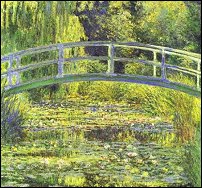 Claude Monet: Brug met watertuin