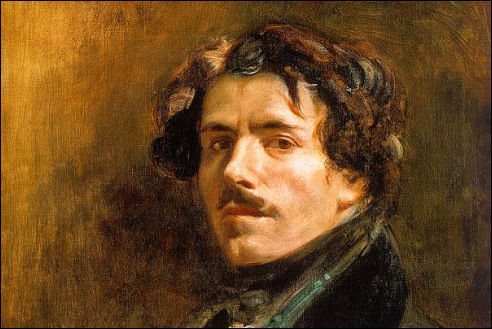 Eugène Delacroix: Zelfportret 1837