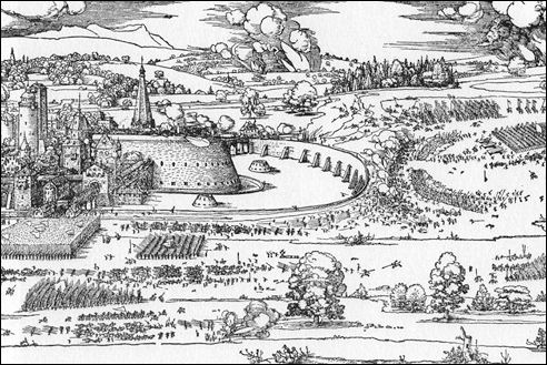 Albrecht Dürer: Ontwerp voor een stadsvesting