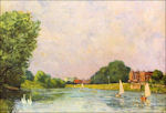 Alfred Sisley bij Hampton Court
