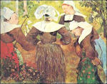 Gauguin Dans van de Bretonse meisjes