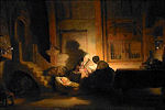 De heilige familie van Rembrandt